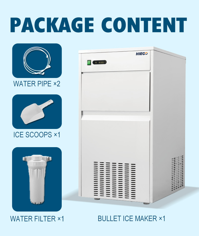 Commerciële Nugget Ice Machine Draagbare 100 kg Luchtkoeling Bullet Ice Maker Voor Thuis 10