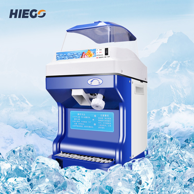 300w commerciële elektrische ijsscheerapparaat Desktop met verstelbare ijstextuur 5kgs geschoren ijsmachine voor thuis