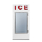 Luchtgekoelde glazen deur ijsverkoper RVS 850l ijsvitrine