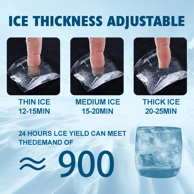 150lb Crescent ijsmachine ijs, kubus commerciële ijsmaker met bak 70lb 2