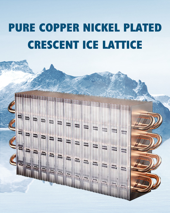 150lb Crescent ijsmachine ijs, kubus commerciële ijsmaker met bak 70lb 6