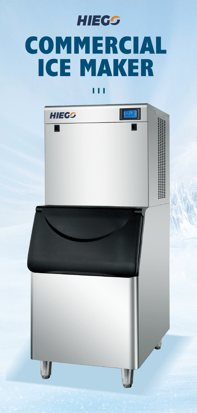 Automatische ijsblokjesmachine van 500 kg voor de winnaar van koude dranken Clear Ice Machine 0